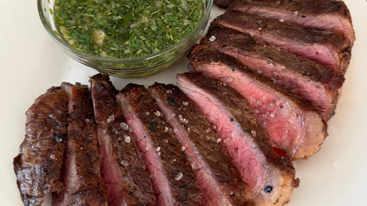 Ribeye Steak with Spicy Dipping Sauce