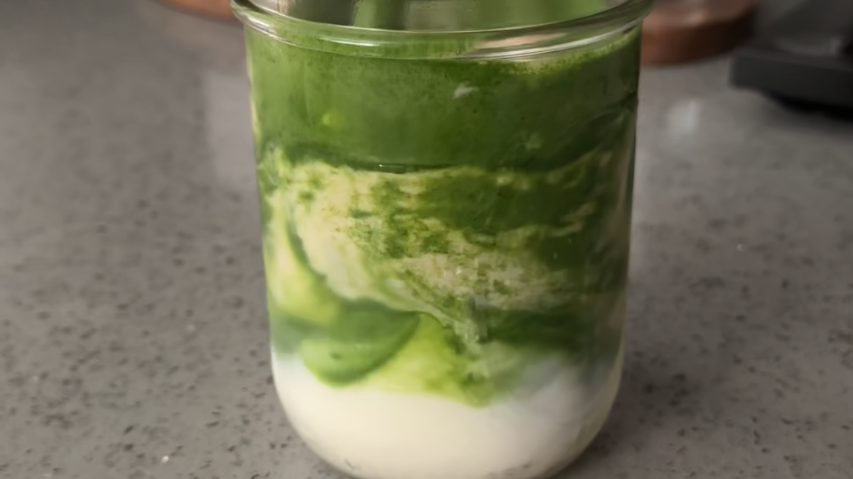 Banana Matcha Latte