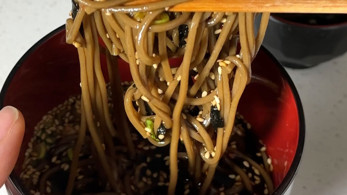 Cold Buckwheat Noodles with Soy-Vinegar Sauce