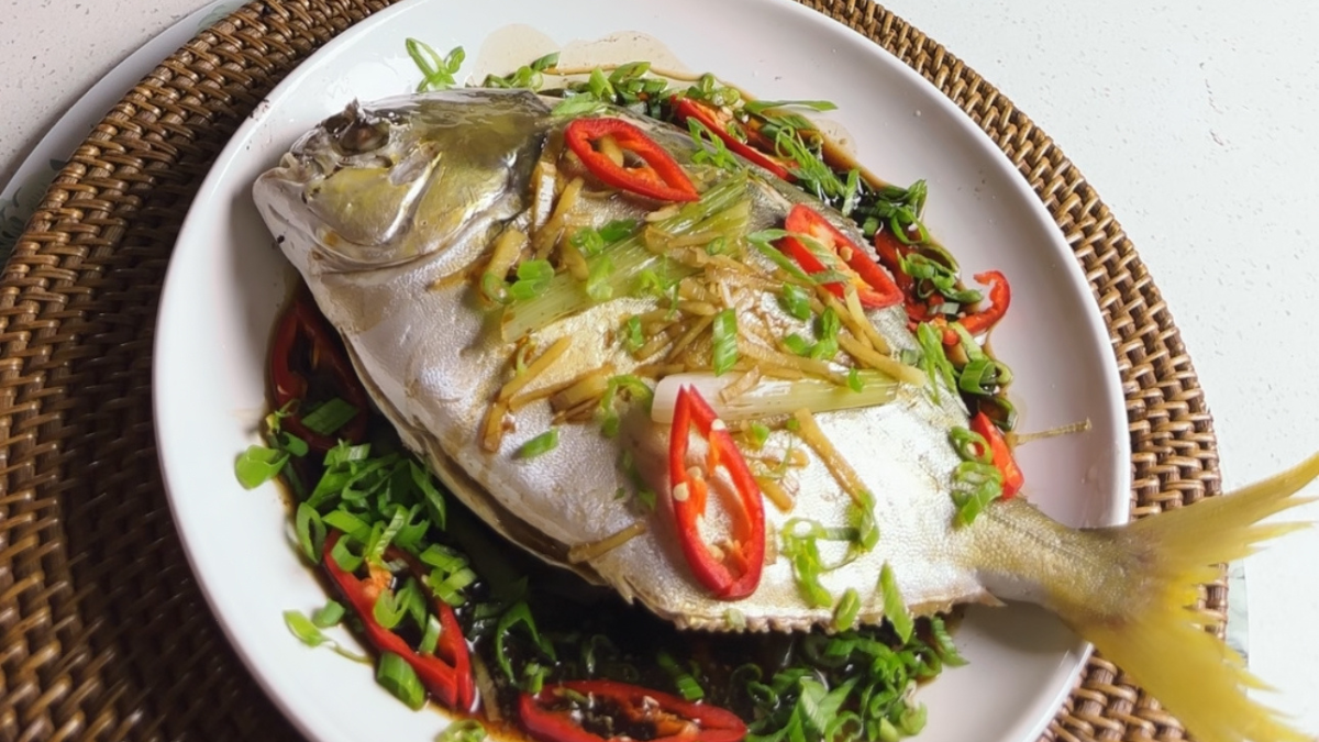 Steamed Fish with Ginger Scallion